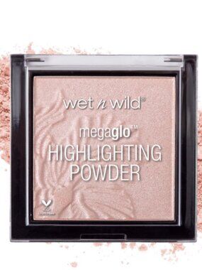 Wet n Wild MegaGlo Highlighting Powder – Blossom Glow | Shimmer Highlighter Make